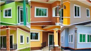 400 House Painting Colours Outside 2025 Exterior Wall Paint Color Combinations amp Ideas [upl. by Koslo921]