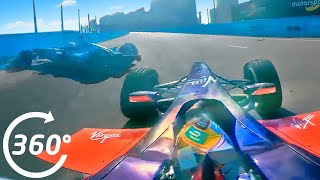 360° Video HUGE Nelson Piquet Crash in Punta del Este [upl. by Annor]