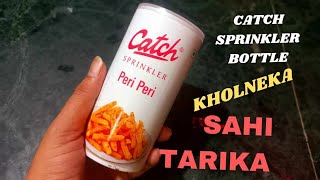 How to open catch sprinkler bottle  Catch sprinkler kaise khole  Catch sprinkler  PeriPeri Masala [upl. by Tacye]