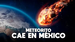 ¡Sorprendente Meteorito cae en México e ilumina la Noche [upl. by Ssor]