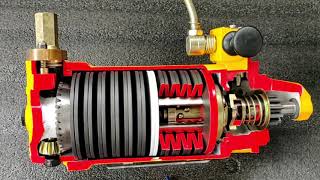 FUNCTIONAL CROSS SECTION OF A MECHANICAL SPRING STARTER [upl. by Rastus482]