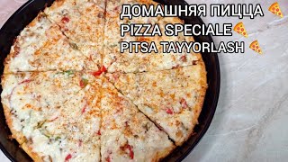 Mazzali va Yumshoq PITSA TAYYORLASH🍕😋😍 Endi doim pitsangiz IDEAL boladi Onson PITSA ПИЦЦА [upl. by Lenssen]