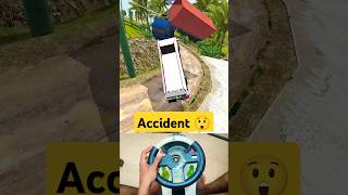 Van Truck Accident😮funnyshorts tamil bussimulatorindonesiatrendingsongshorts ambulance gaming [upl. by Akiner]