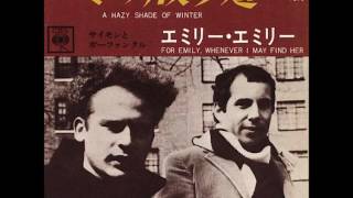 サイモンとガーファンクル Simon amp Garfunkel／冬の散歩道 A Hazy Shade of Winter （1967年） [upl. by Nipha]