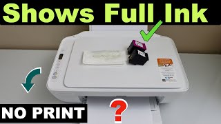 HP Printer Ink Is Full But Not Printing [upl. by Dilly688]