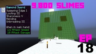 Skyblock quottécnicoquot  EP18  Slime gigante y la espada perfecta [upl. by Elrae]