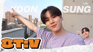 8TV 파란 하늘 아래 햇살 가득 윤도니 등장☀️🐶💜  8TURN에잇턴 윤성 브이로그 SUB [upl. by Drape]