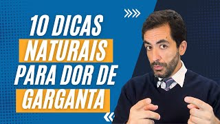 Como melhorar a dor de garganta de forma natural [upl. by Odnumde]