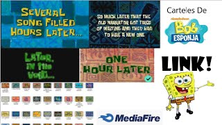 Todos Los Carteles De Bob Esponja LINK DESCIPCION [upl. by Scrivens]