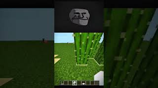 Minecraft Troll Face Edit viralvideo minecraft shortsviral hardikgamingofficial01 [upl. by Bashemath947]