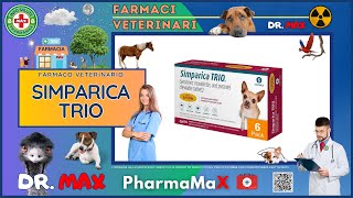 🐶 SIMPARICA TRIO Farmaco Veterinario a cosa serve   Foglietto Illustrativo 👔 Dr MAX [upl. by Aihsiym]