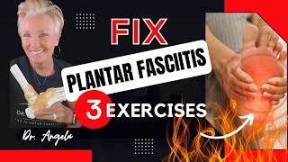 3 Exercises You MUST Do To Fix Plantar Fasciitis [upl. by Ashla]