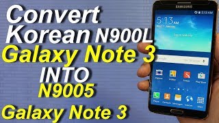 Convert Korean Galaxy Note 3 Into N9005 English [upl. by Ellednahc]