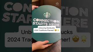 Unboxing the Starbucks 2024 Traditions planner [upl. by Eloisa210]