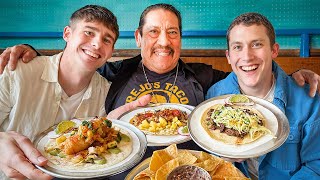 Brits try Trejos Tacos with Danny Trejo [upl. by Alah]