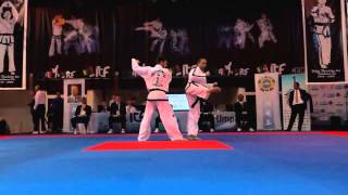 TaekwonDo ITF WC 2015  Traditional Sparring [upl. by Fisken]