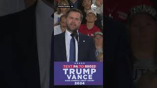 JD Vance asked about Project 2025 in Johnstown Pennsylvania [upl. by Ahsinut372]