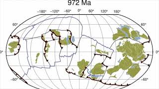 The evolution of Earth’s tectonic plates over the past billion years [upl. by Airdnax]