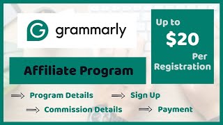 Grammarly Affiliate Program 2024  Earn Money from grammarlycom [upl. by Teagan]