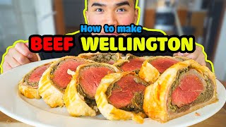 How to make a BEEF WELLINGTON [upl. by Enelyad841]