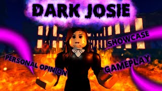 TVDDARK JOSIE GAMEPLAY  PERSONAL OPINION  HEROES ONLINE WORLD ROBLOX [upl. by Haelat]