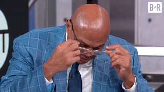 Shaq Ernie amp Jalen Rose Roast Chucks Glasses  Inside the NBA [upl. by Ecirtra]