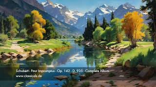 Schubert  Four Impromptus  Op 142  D 935  Complete Album [upl. by Atig]