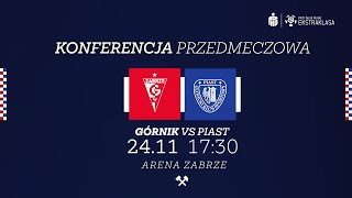 Konferencja prasowa przed meczem Górnik Zabrze  Piast Gliwice [upl. by Soigroeg]