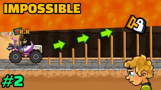 NOT IMPOSSIBLE 😭 6 EASY TO HARD MAP EP 2  Hill Climb Racing 2 [upl. by Arratal45]