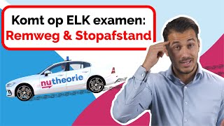 Komt op ELK examen Remweg amp Stopafstand  Rijbewijs Oefenen  CBR Theorie Tips amp Tricks [upl. by Sualocin]