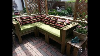 Homemade Patio Furniture [upl. by Atinrehs]