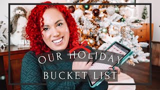 Our Familys Holiday Bucket List  Free List Template Download [upl. by Ping52]