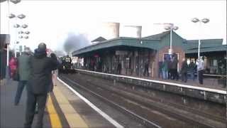 6024 King Edward I pelts through Didcot Parkway on the Bristolian Twice [upl. by Snahc300]