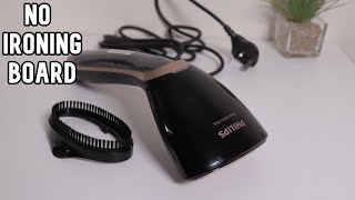 Philips Steam and Go Plus Handheld Clothes Steamer Review amp Demonstration [upl. by Mack]