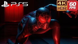 SpiderMan vs Tinkerer Final Boss Fight  Marvels SpiderMan Miles Morales PS5 60FPS 4K HDR RTX [upl. by Arratoon721]