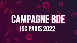 Campagne BDE 2022  ISC Paris [upl. by Hitchcock]