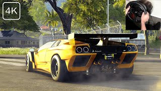 Lamborghini Diablo GT Pura Potenza Edizione 1999 I The Crew Motorfest I Thrustmaster I 4K 60 FPS [upl. by Nysilla]