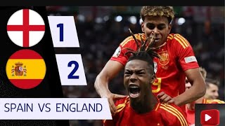 spain vs england euro cup final 2024all goals amp highlightsUEFA Euro 2024 Final [upl. by Natfa104]