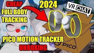 Pico Motion Tracker 2024  UNBOXING of new Full Body Tracking standalone device from PICOXR  VRChat [upl. by Laekim]