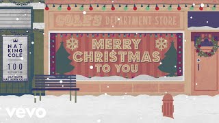 Nat King Cole  The Christmas Song Merry Christmas To You Lyric Video [upl. by Rouvin]