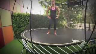 Jumping workout with Lean Mumma and Springfree Trampoline [upl. by Martineau]