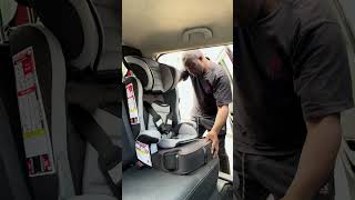 Infant booster car seat installation carseat baby newborn safety [upl. by Airtina]