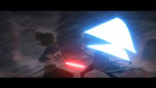 Yone vs Yasuo with lightsabers [upl. by Myrt]