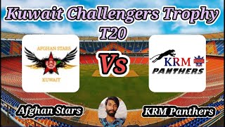 Afghan Stars vs ACE KRM Panthers  Match 9  KCC T20 Challengers A League [upl. by Eimaraj]