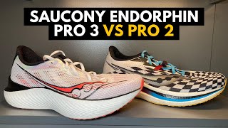 Saucony Endorphin Pro 3 vs Pro 2  Review [upl. by Onej]