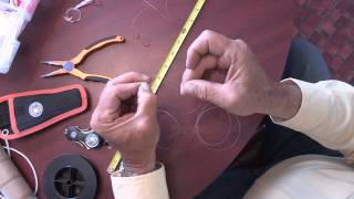 How to tie a two hook hoochie rig for Kokanee or trout [upl. by Kathryne631]