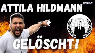 Attilla Hildmann wurde von Anonymous gelöscht Die Zerstörung von Atti [upl. by Grier168]