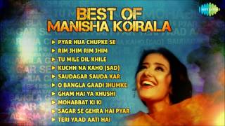 Best Of Manisha Koirala Film Songs  Pyar Hua Chupke Se  Tu Mile Dil Khile  Rim Jim Rim Jim [upl. by Adniralc]