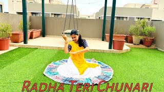 Radha Teri Chunari Dance cover by Manisha Telaviya [upl. by Llenyaj326]