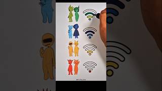 Human Sprunki Incredibox wifi drawing 🛜 shorts trend coloring [upl. by Kelby]